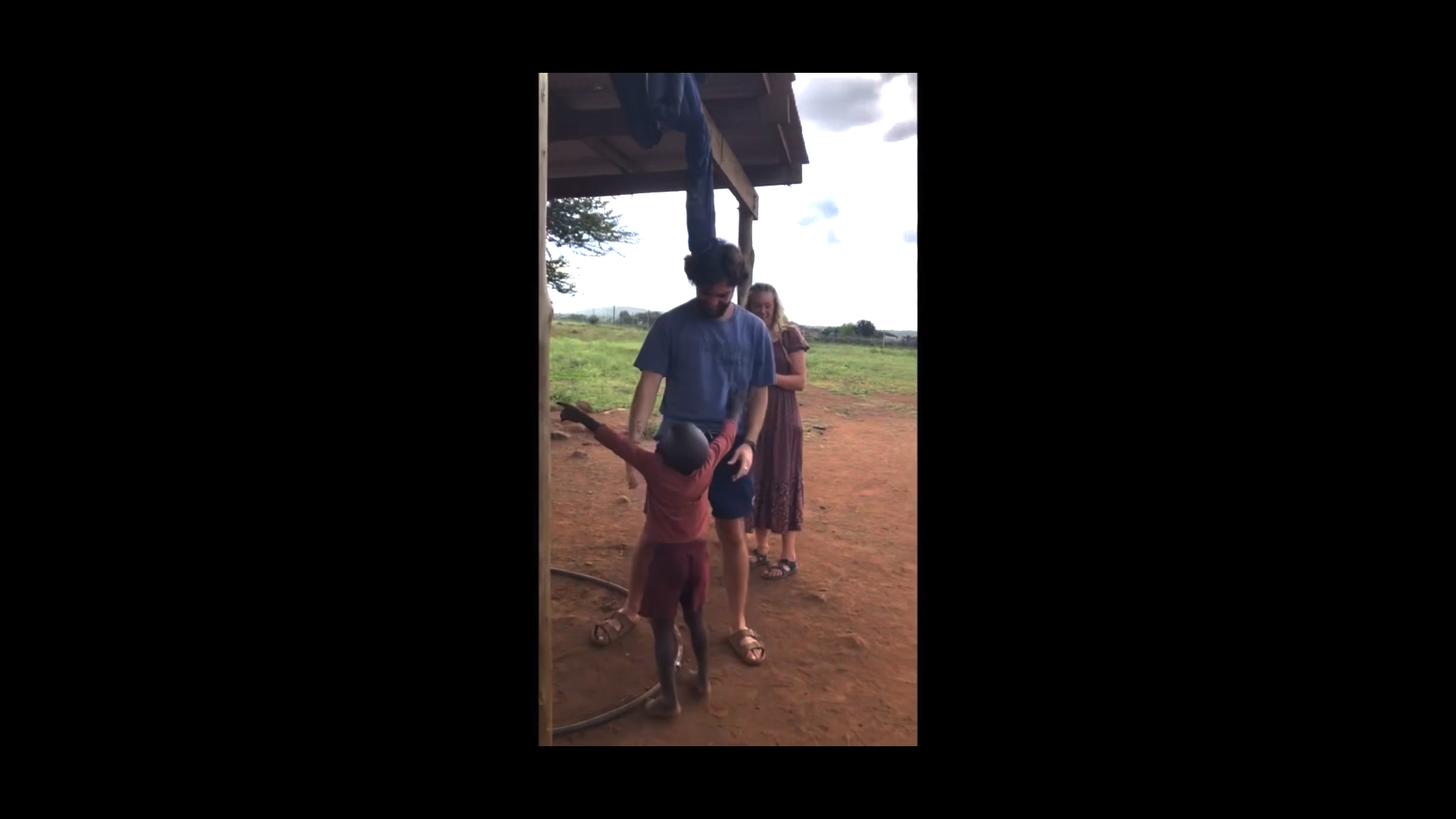 Colin Playing with Kids in Eswatini